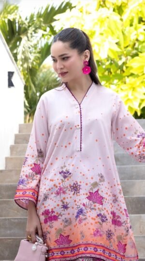 Light Pink Ready to Wear Cord Set - SS03