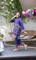 Blue Color Ready to Wear Cord Set - SS05