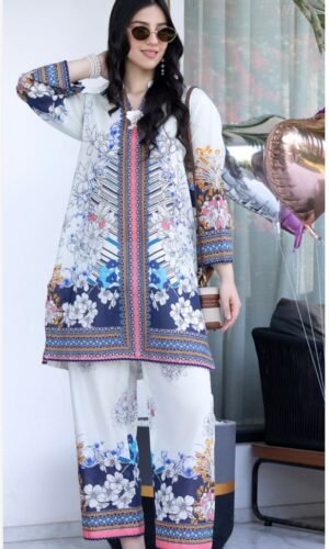 White Color Ready to Wear Cord Set - SS06